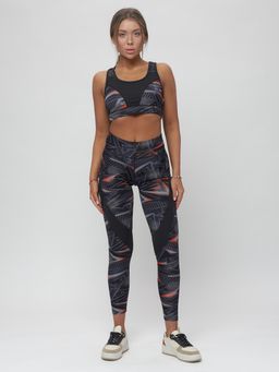 Костюм для фитнеса женский темно-серого цвета 2923TC - FUYOUKAI фото 2