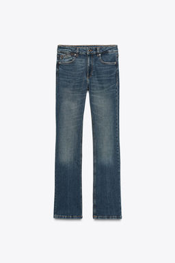ZW COLLECTION BOOTCUT HIGH-WAIST JEANS - Zara фото 7