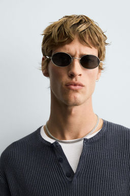 WASHED BUTTON-NECK SWEATER - Zara фото 5