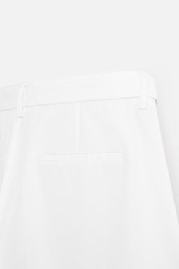 LYOCELL - COTTON TROUSERS WITH BELT - Zara фото 10