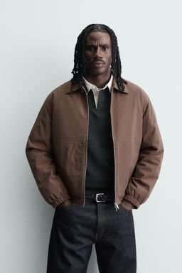 CAZADORA T?CNICA RELAXED FIT / Marr?n - Zara фото 2