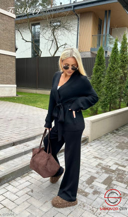 Костюм двойка из вязки - Bruno фото 4