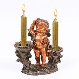 Подсвечник Ангелочек, на две свечи, 11 х 5.5 х 12 см - Simaland фото 2