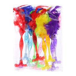 Цена за 12 шт. Ручка-прикол Calligrata «Утёнок с хохолком», синий стержень, шариковая, МИКС