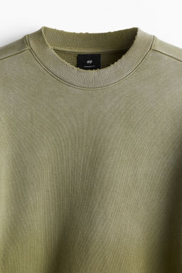 Sudadera efecto lavado Oversized Fit - H&m фото 6