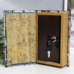 Шкатулка книга - сейф «Сёрфинг. Стиль жизни», дерево, искусственная кожа, 21×13×5 см