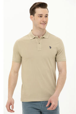 Мужская футболка цвета хаки Basic - U.s. polo assn фото 9