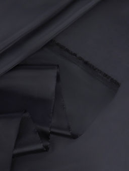 Цена за 100 шт. Подкладочная ткань таффета, 190Т, ширина 150 см, 100 м, полиэстер, чёрная