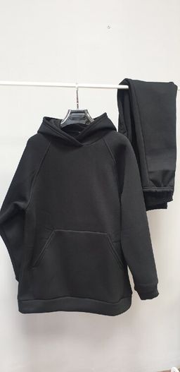 257Н Костюм утепленный, черный - Knitka wear фото 2