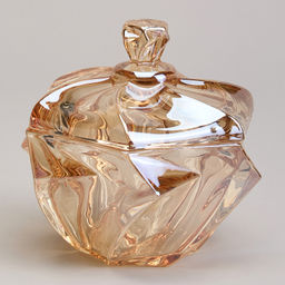 БЛЮДО С КРЫШКОЙ BOHEMA AMBER ДИАМЕТР=11,5 СМ ВЫСОТА=11,5 СМ - Lefard фото 3
