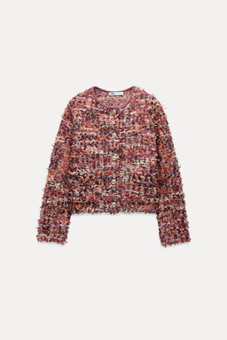 TEXTURED KNIT CARDIGAN - Zara фото 4