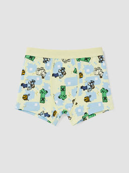 Erkek ?ocuk Minecraft Bask?l? Boxer 3l? - Waikiki фото 2