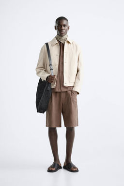 COTTON - LINEN BLEND JACKET