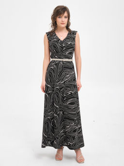 Платье с принтом - Stilla фото 4