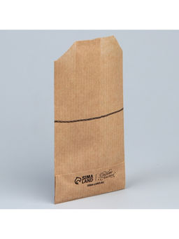 Цена за 50 шт. Пакет бумажный фасовочный, упаковка, крафт, Шильдик 8?16 см без окна