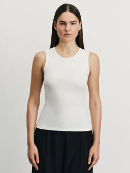 Топ с декоративным вырезом на спине / Zarina  фото 4