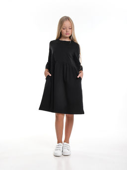 Платье для девочки 22-7668 черный