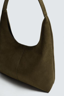 BOLSO SHOPPER LISO / Verde Caqui - Zara фото 6