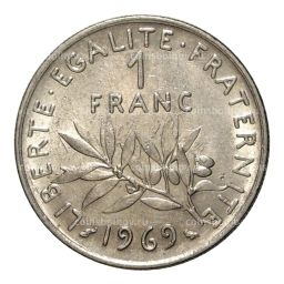 1 франк 1969 года Франция
