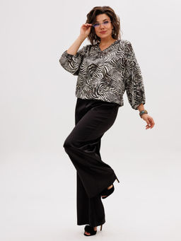 Блуза ANELLI 1676.1 белая саванна  фото 10