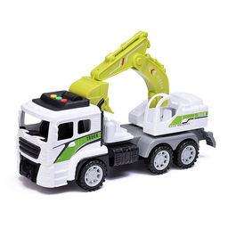 Машина "Грузовик экскаватор" в коробке