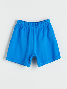 Bask?l? Erkek Bebek Atlet ve ?ort 2li