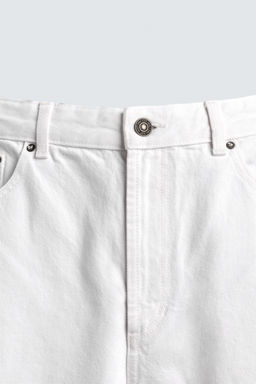 PANTAL?N BARREL FIT / Blanco