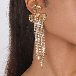 Серьги длинные на гвоздиках арт. 13 1438 (id 266704) - Rada фото 2