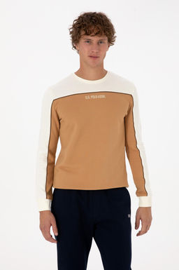 Erkek Camel Sweatshirt