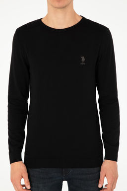 Мужской черный базовый свитер Неожиданная скидка в корзине - U.s. polo assn фото 6