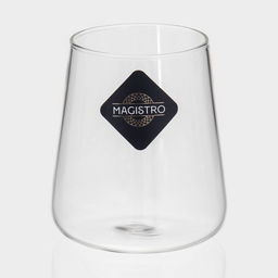 Стаканы Magistro «Нолан», 400 мл, 9×10 см, набор 2 шт., стекло, прозрачные