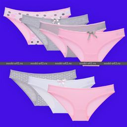Цена за 7 шт. Трусы женские Турция Неделька-7 шт большие размеры арт. 24754 5XL (54-56) - For you фото 3