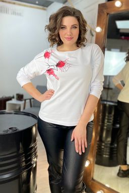 Свитшот Rumoda 2068 белый  фото 5