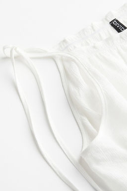 Top con ribete de volante y tirantes con lazada - H&m фото 2