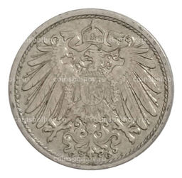 Монета 10 пфеннигов 1914 года G Германия
