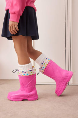 Pembe Kucuk K?z Cocuk Kids Yagmur Cizmesi
TAKAW26BO00014 - Trendyolmilla фото 3