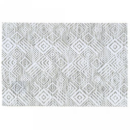 Салфетка под горячее (термосалфетка) "Этника" 30х45см ПВХ, черно-белый (Китай)
