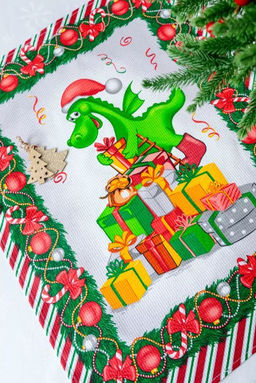 Комплект вафельных полотенец 48*60 см, 3 штуки (Новогодние подарки) - Ивановотекстиль фото 8