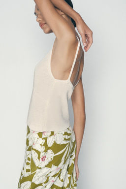 KNIT V-NECK TOP - Zara фото 9