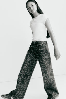 Wide Leg Low Jeans - H&m фото 8