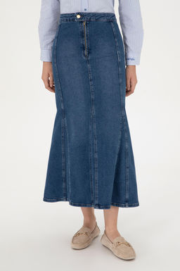 Женская синяя джинсовая юбка Неожиданная скидка в корзине - U.s. polo assn фото 2