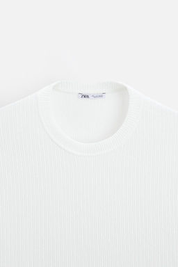 TEXTURED JACQUARD T-SHIRT - Zara фото 16