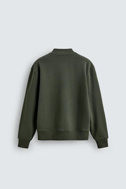 QUARTER-ZIP SWEATSHIRT - Zara фото 8