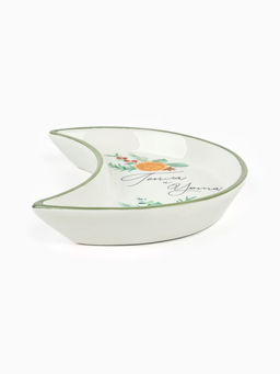 Тарелка новогодняя плоская «Тепла и уюта», 10.5×20 см, ручная работа