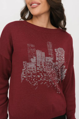 БЕЛАРУСЬ Джемпер Д 3522/бордо