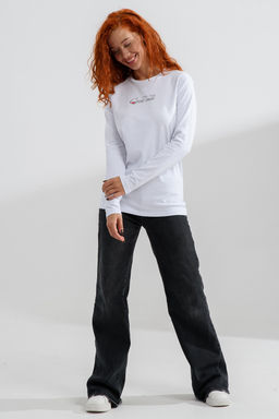 8513 Футболка с длинным рукавом женская