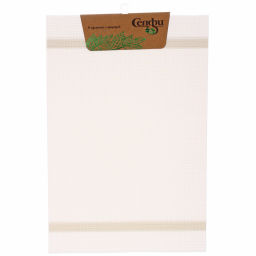 Цена за 3 шт. Салфетка на стол 30*45см "Ромоло" плетеная, молочная