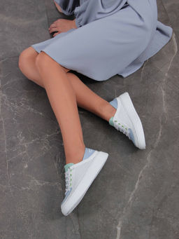 Кеды EDART 163.P.LusiR2 w.Белый-голубой-мята