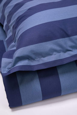 Tek Kisilik Cizgili Kolay Utulenebilir Nevresim Seti 160x220cm TPHAW26TKN00006