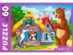 Puzzle 60 элементов "Теремок" (У60-7228)